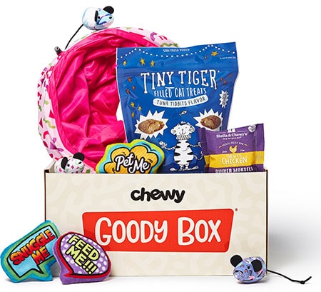 Goody Box Retro Toys And Treats For Cats
