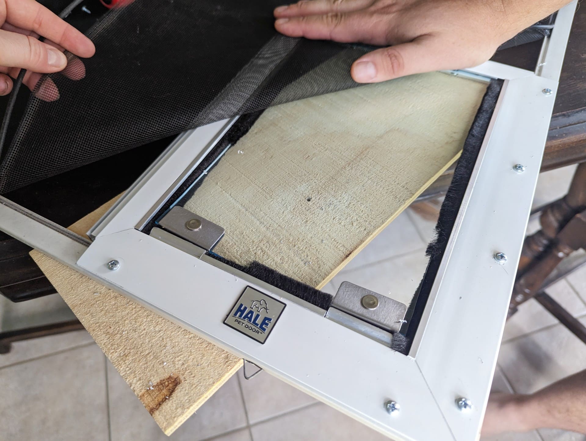 Hale Pet Door installation