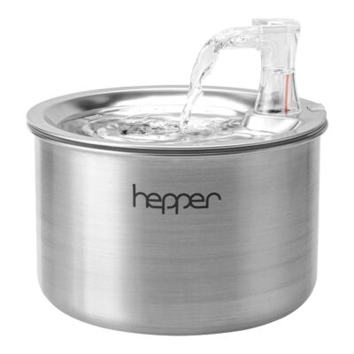 Hepper Stainless Steel Cat Water Fountain