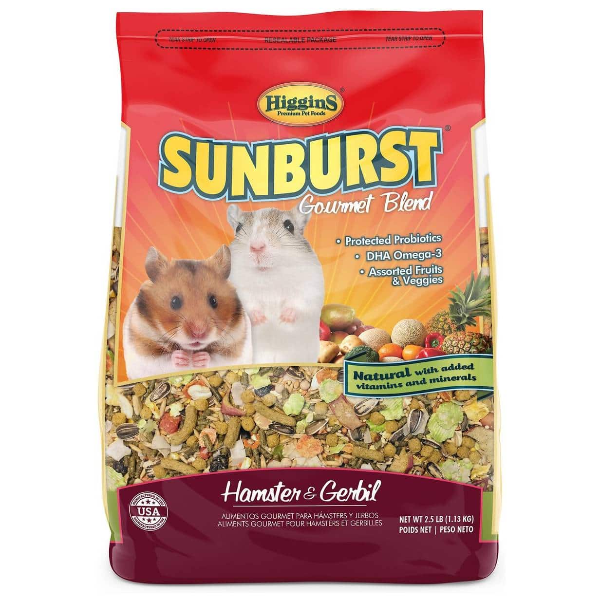 Higgins Sunburst Gourmet Blend Gerbil Food