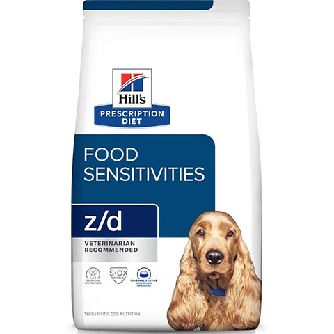 Hill’s Prescription Diet z d Skin Food Sensitivities Original Flavor Dry Dog Food