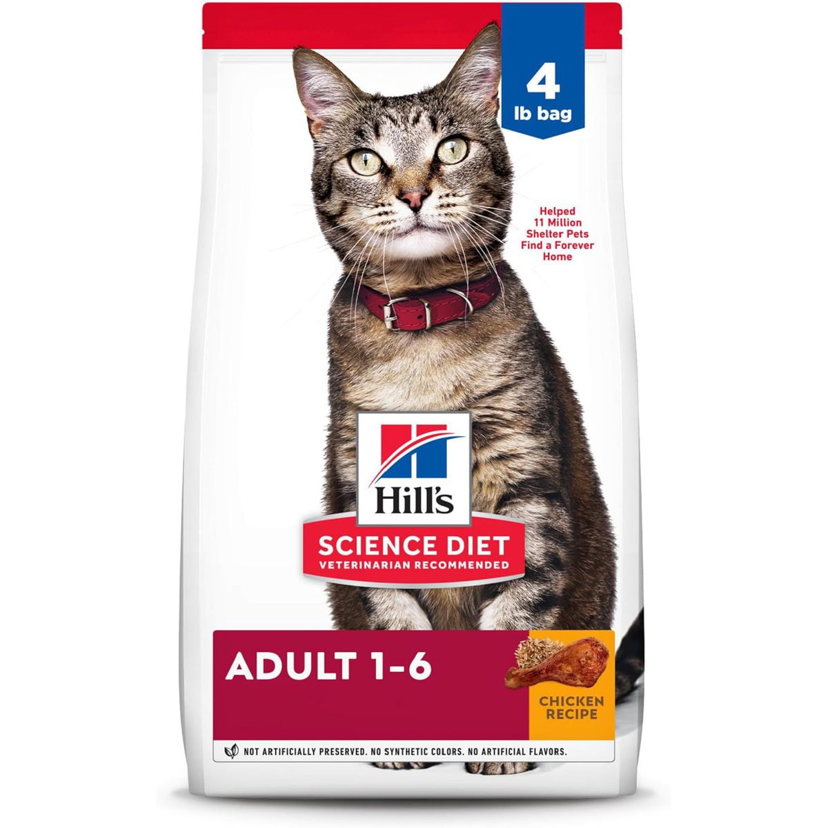 Hill’s Science Diet Adult Dry Cat Food Chicken Recipe