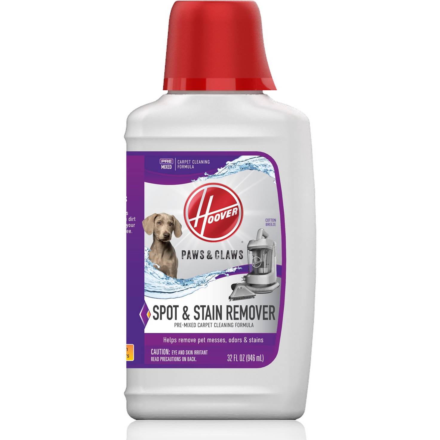 Hoover Paws & Claws Spot & Stain Remover Pre-Mixed Carpet Cleaning Formula (1)