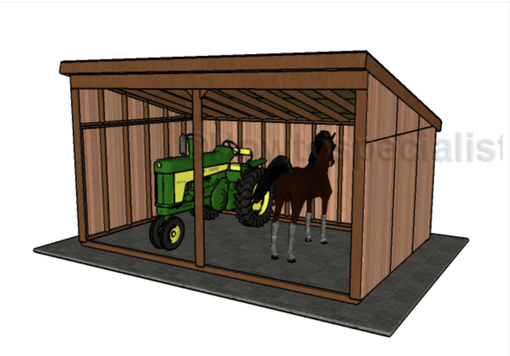 How-To Specialist Horse Run-In Shed