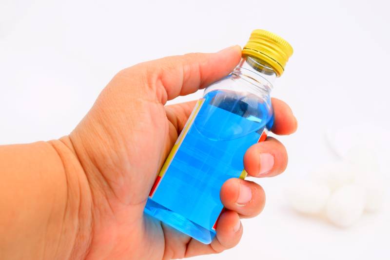 Isopropyl alcohol bottle