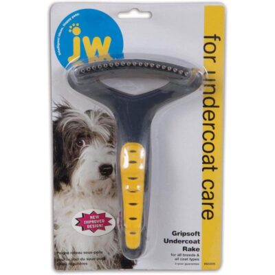 JW Pet Gripsoft Double Row Undercoat Rake