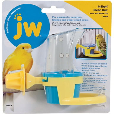 JW Pet InSight Clean Cup Bird Feed & Water Cup