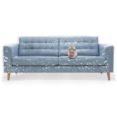 Kitty Cat Protector Plastic Couch Cover