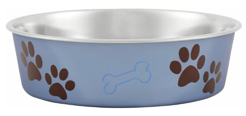 Loving Pets Bella Non-Skid Stainless Steel Dog & Cat Bowl