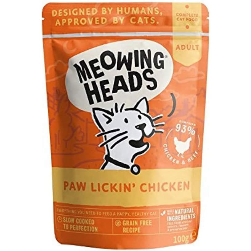 Meowing Heads Lickin Chicken Wet Cat Food