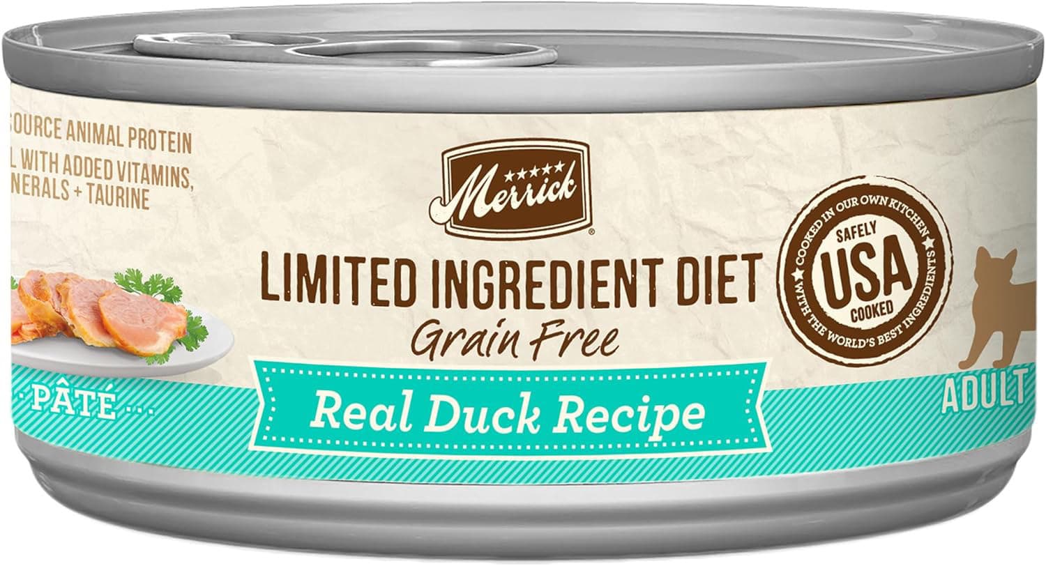 Merrick Limited Ingredient Diet Grain Free Duck Canned Cat Food