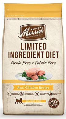 Merrick Limited Ingredient Diet Grain-Free Real Chicken Recipe Dry Cat Food