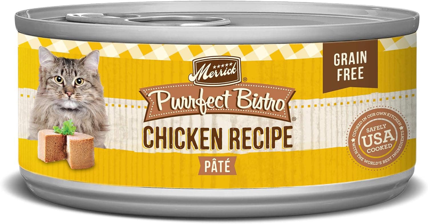 Merrick Purrfect Bistro Grain Free Chicken Pate Wet Cat Food