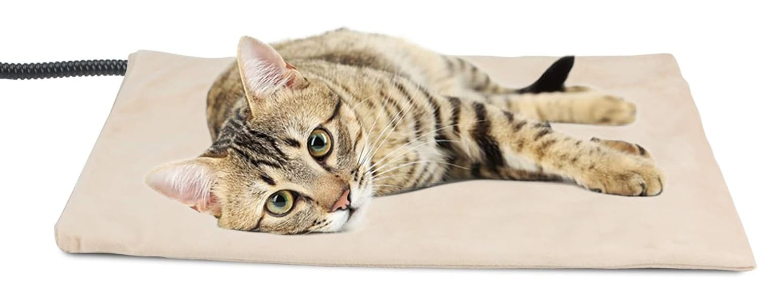 K&H Pet Products Heated Thermo-Kitty Mat, Indoor Heated Cat Bed