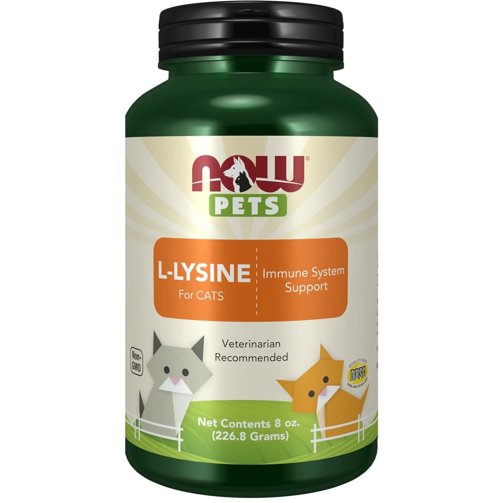 NOW Pets L-Lysine Immune Support Cat Supplement