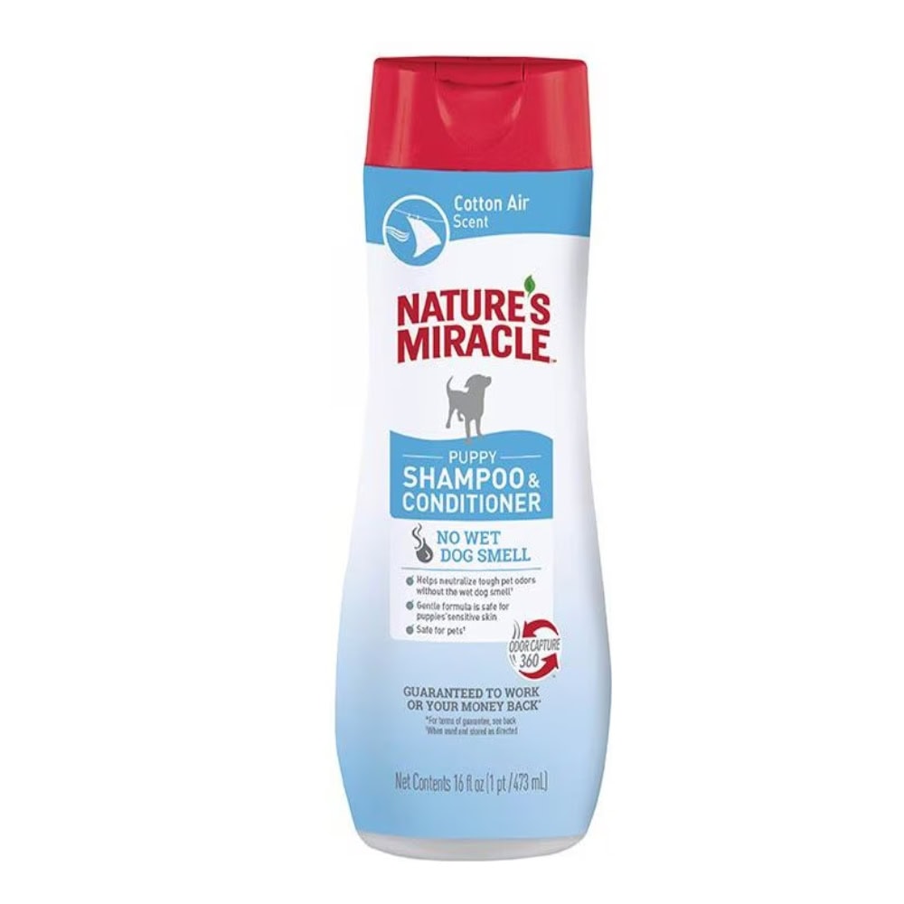 Nature’s Miracle Supreme Odor Control Natural Puppy Shampoo & Conditioner new