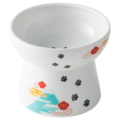 Necoichi Raised Cat Food Bowl