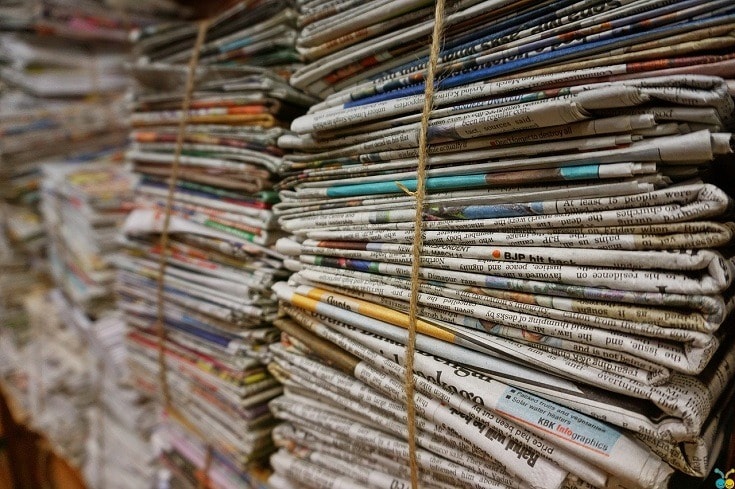 Newspaper bundle