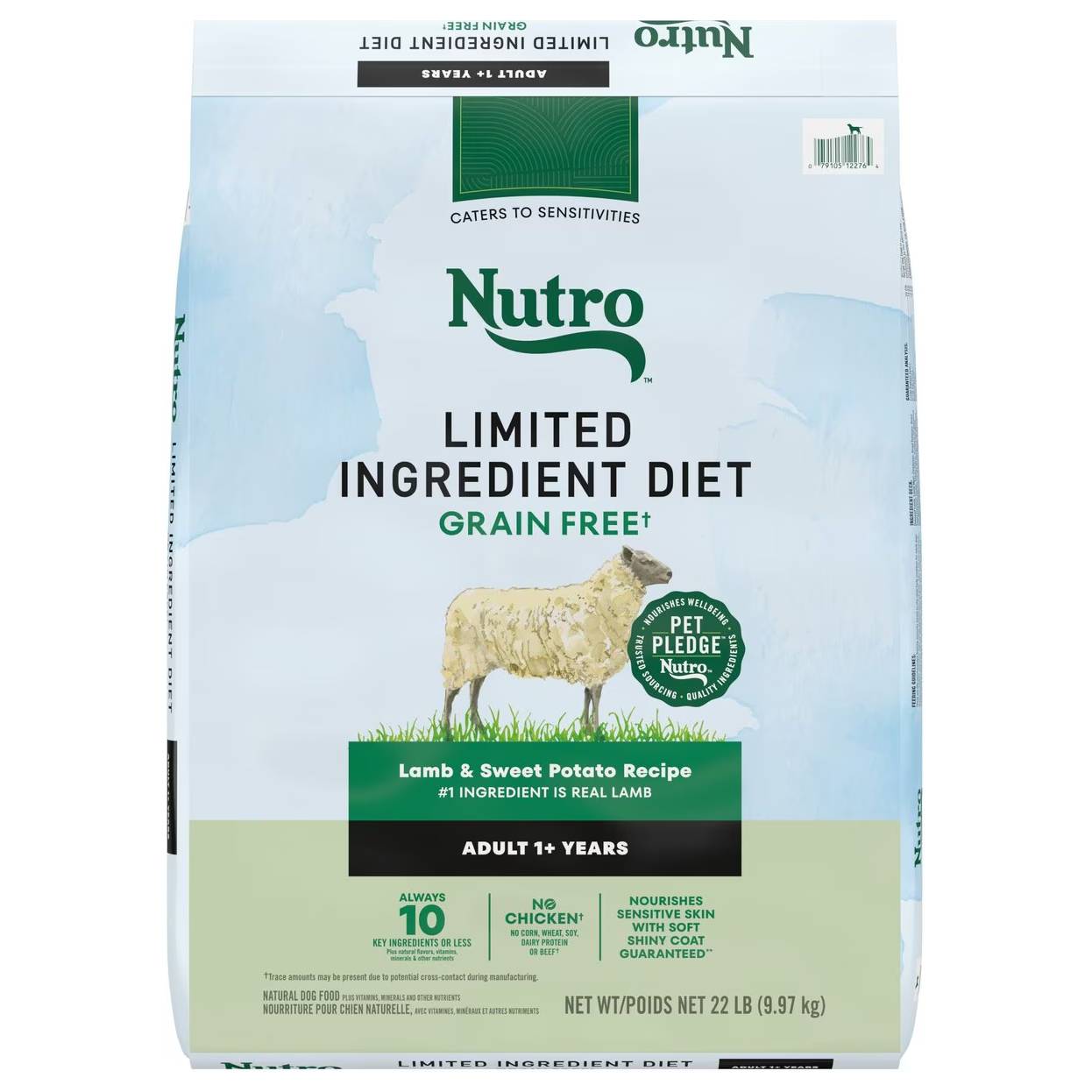 Nutro Limited Ingredient Diet Sensitive Support With Real Lamb & Sweet Potato Grain-Free Adult Dry Dog Food