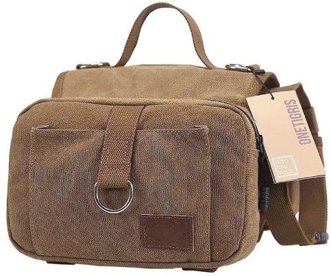 OneTigris Cotton Canvas Dog Backpack