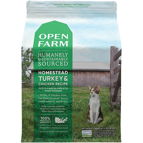 Open Farm Homestead Turkey & Chicken Dry Cat Food