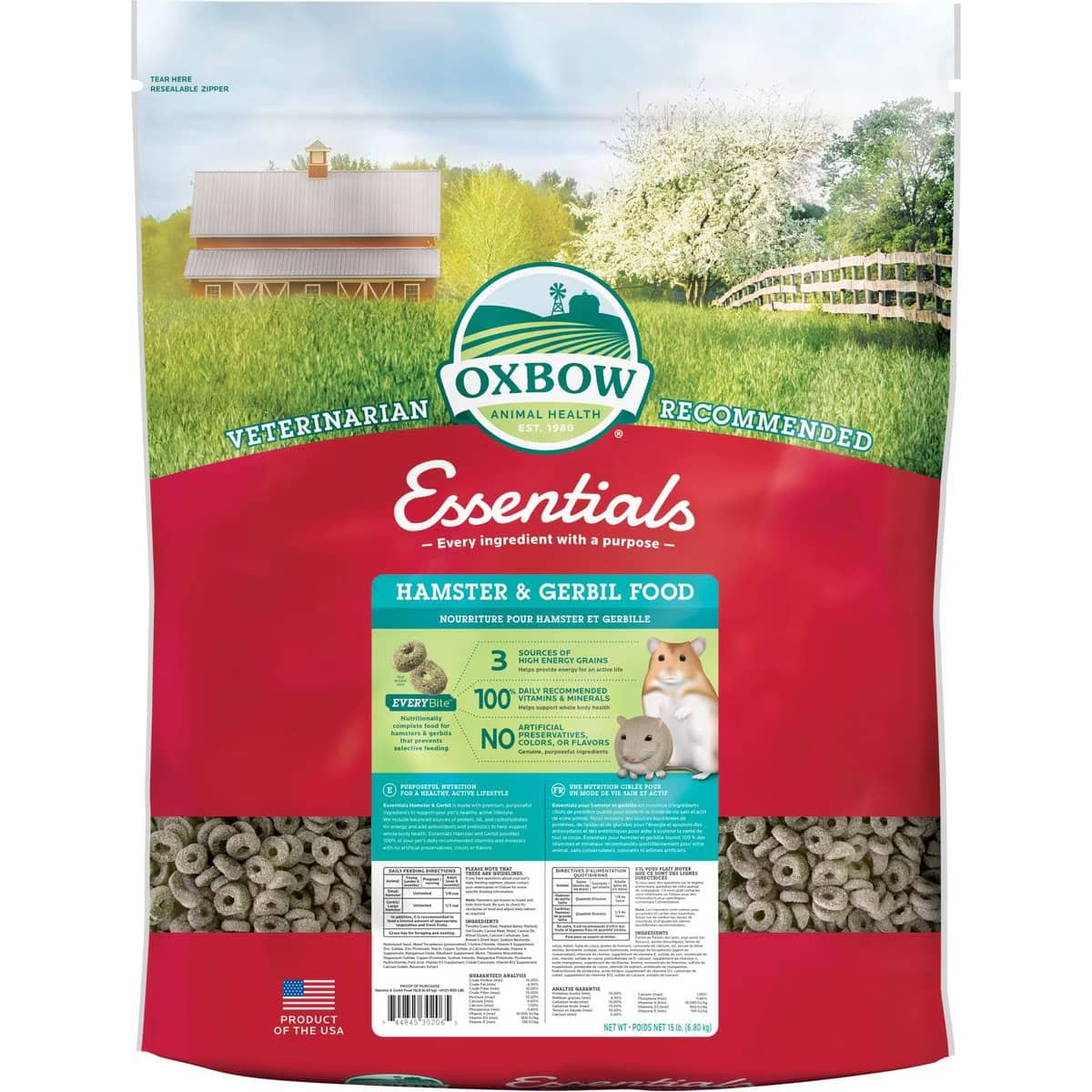 Oxbow Essentials Healthy Handfuls Gerbil Food