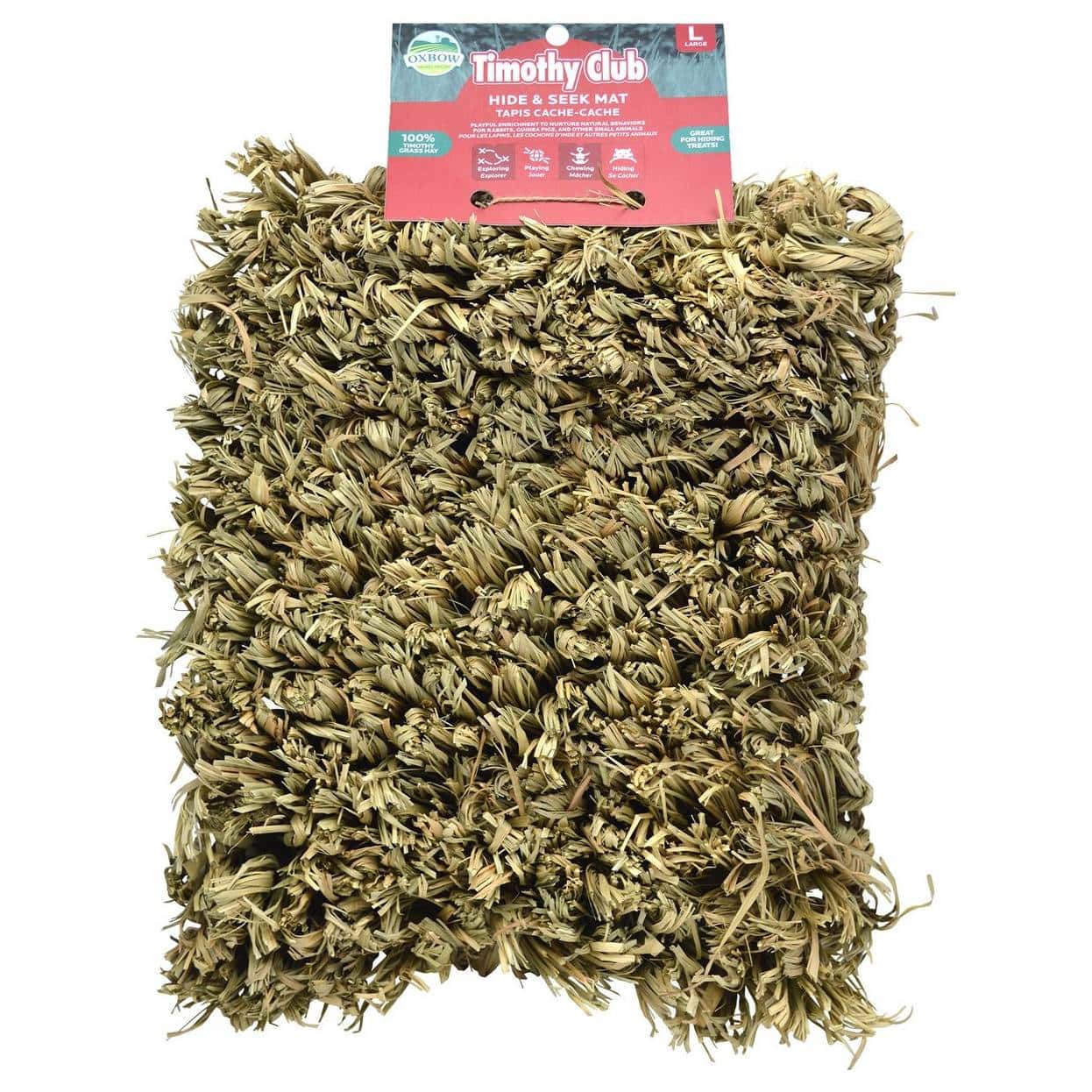 Oxbow Timothy Club Hide & Seek Small Pet Mat