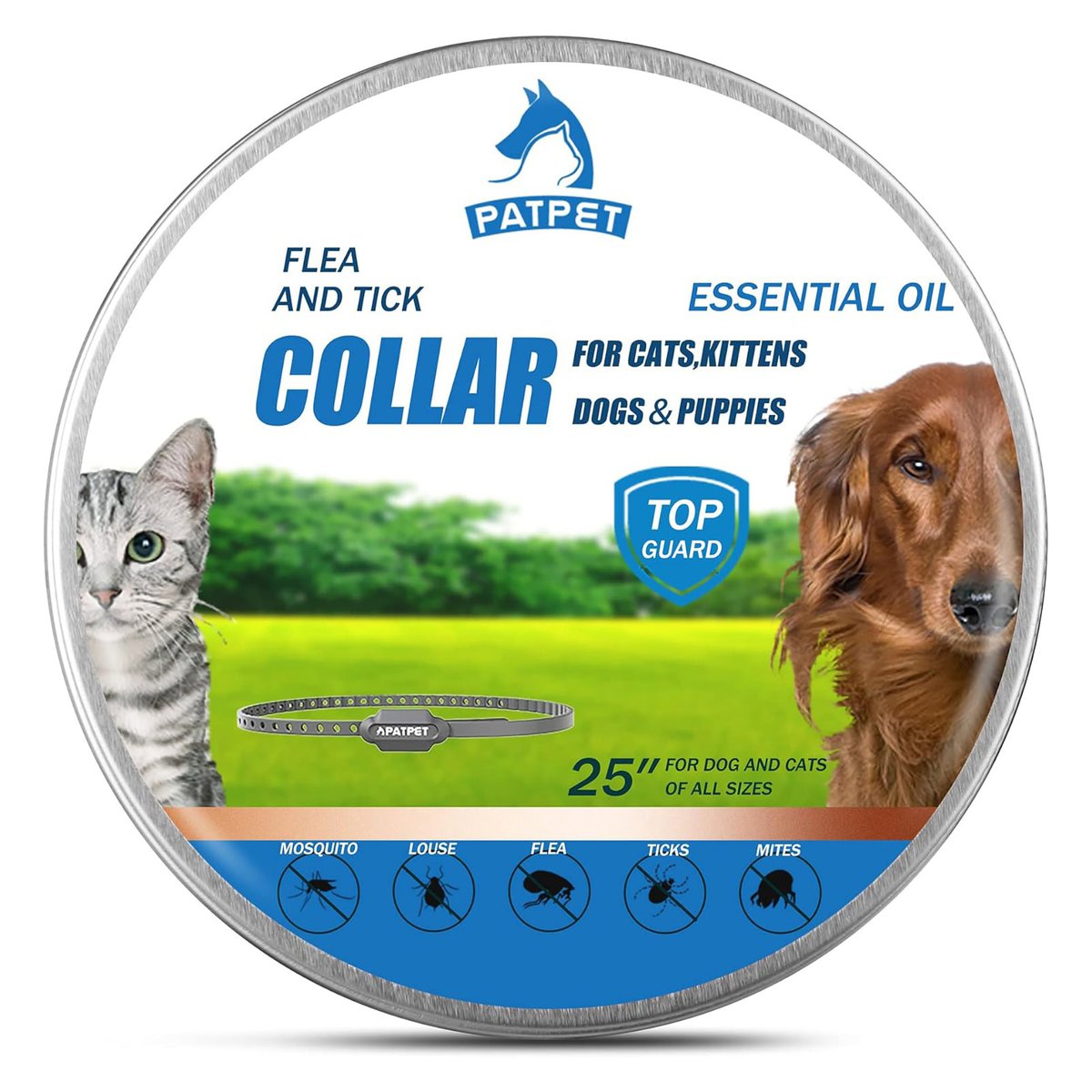 PATPET Flea and Tick Collar for Dogs & Cats