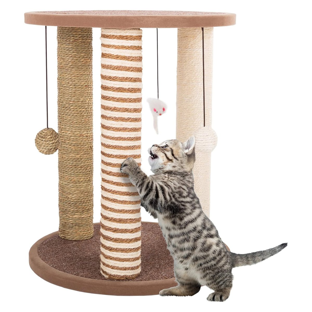 PETMAKER Cat Scratching Posts-Adult Cat and Kitten Tree