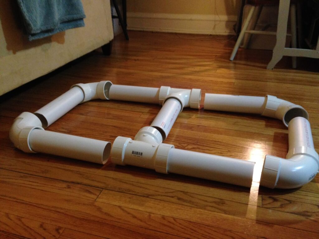 PVC Pipe Maze by pins and procrastination