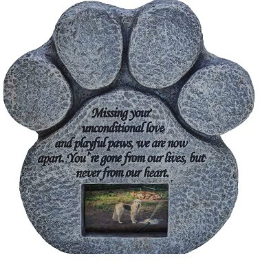 Pawprints Remembered Pet Memorial Stone