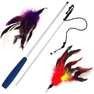 Pet Fit Feather Wand Cat Toy