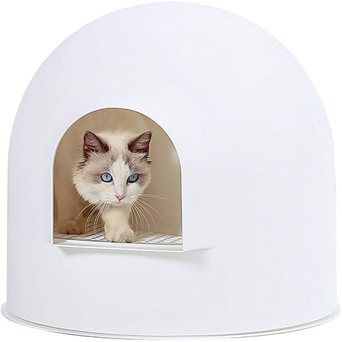 Pidan Igloo Cat Litter Box Enclosure with lid