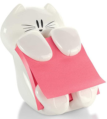 Pop-up Cat Post-it Note Dispenser