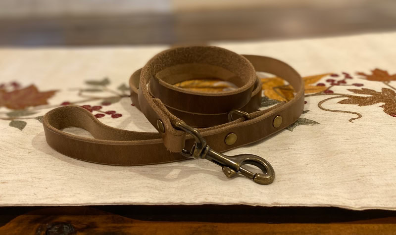 Popov Leather Dog Leash