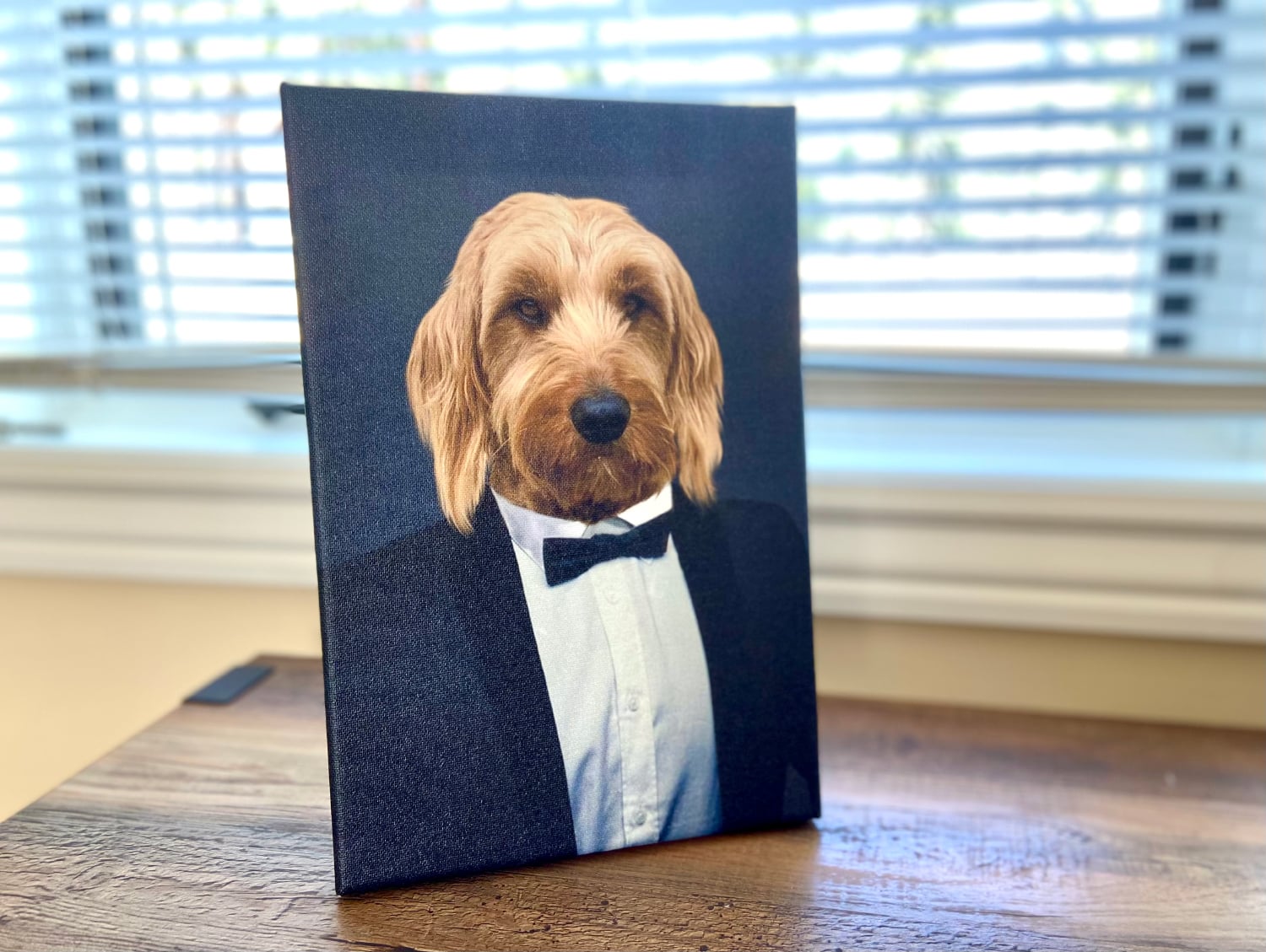 Portrait My Pet Dog Portrait - portrait on the table