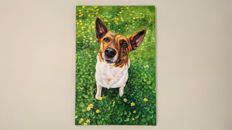 PortraitFlip - portrait hanging on the wall