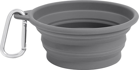 Prima Pets Collapsible Travel Bowl with Carabiner