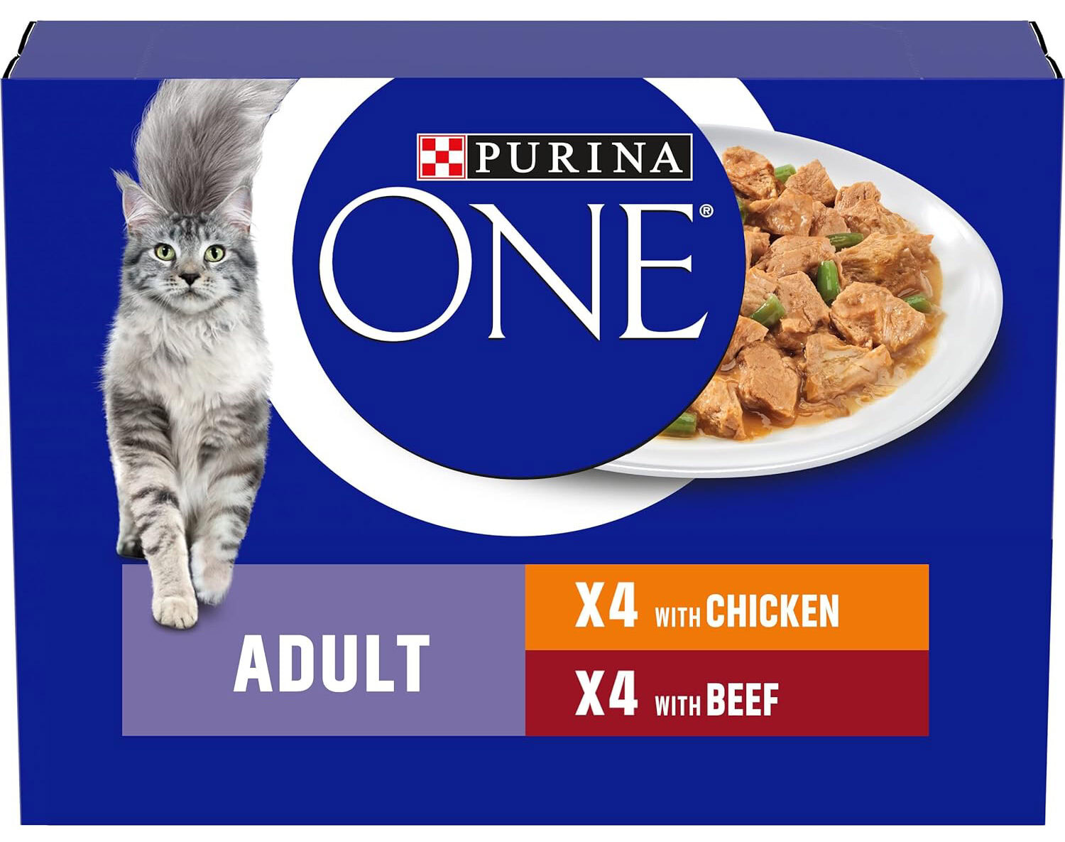 Purina One Adult Cat Mini Fillets In Gravy Wet Cat Food