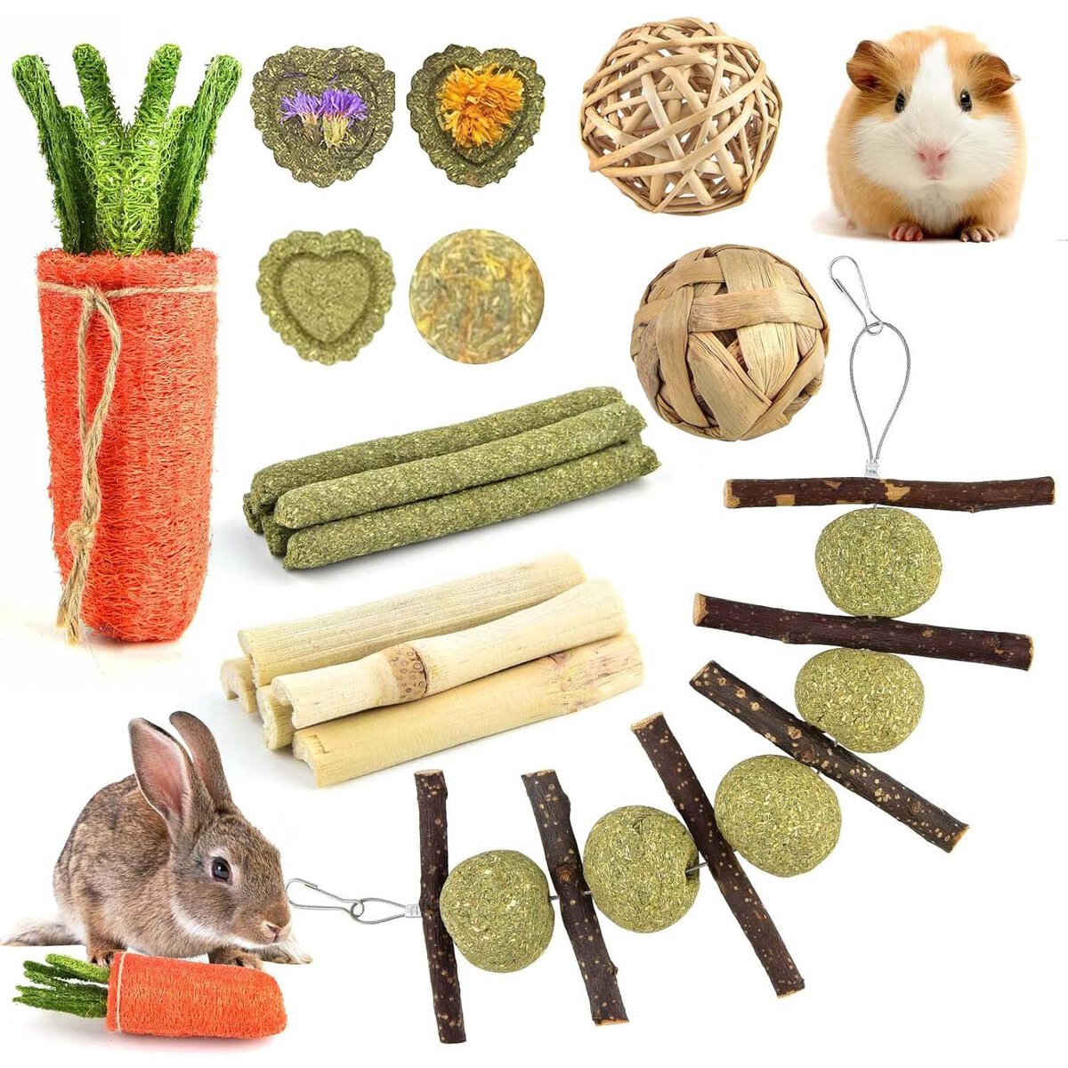 Pweituoet Rabbit Chew Toys