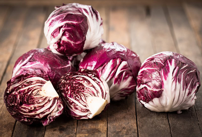 Red organic radicchio