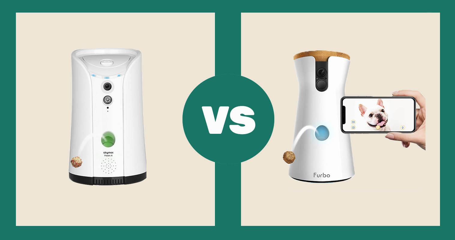 SKYMEE Petalk AI Camera vs Furbo Dog Camera