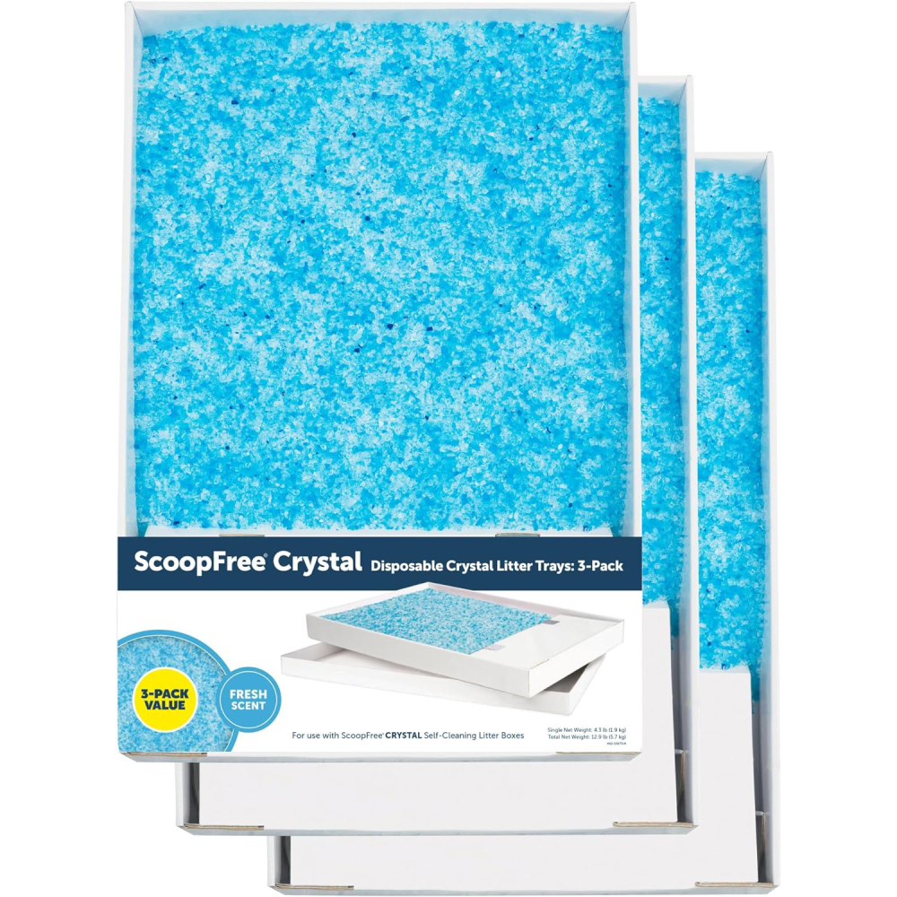 ScoopFree Crystal Cat Litter Tray