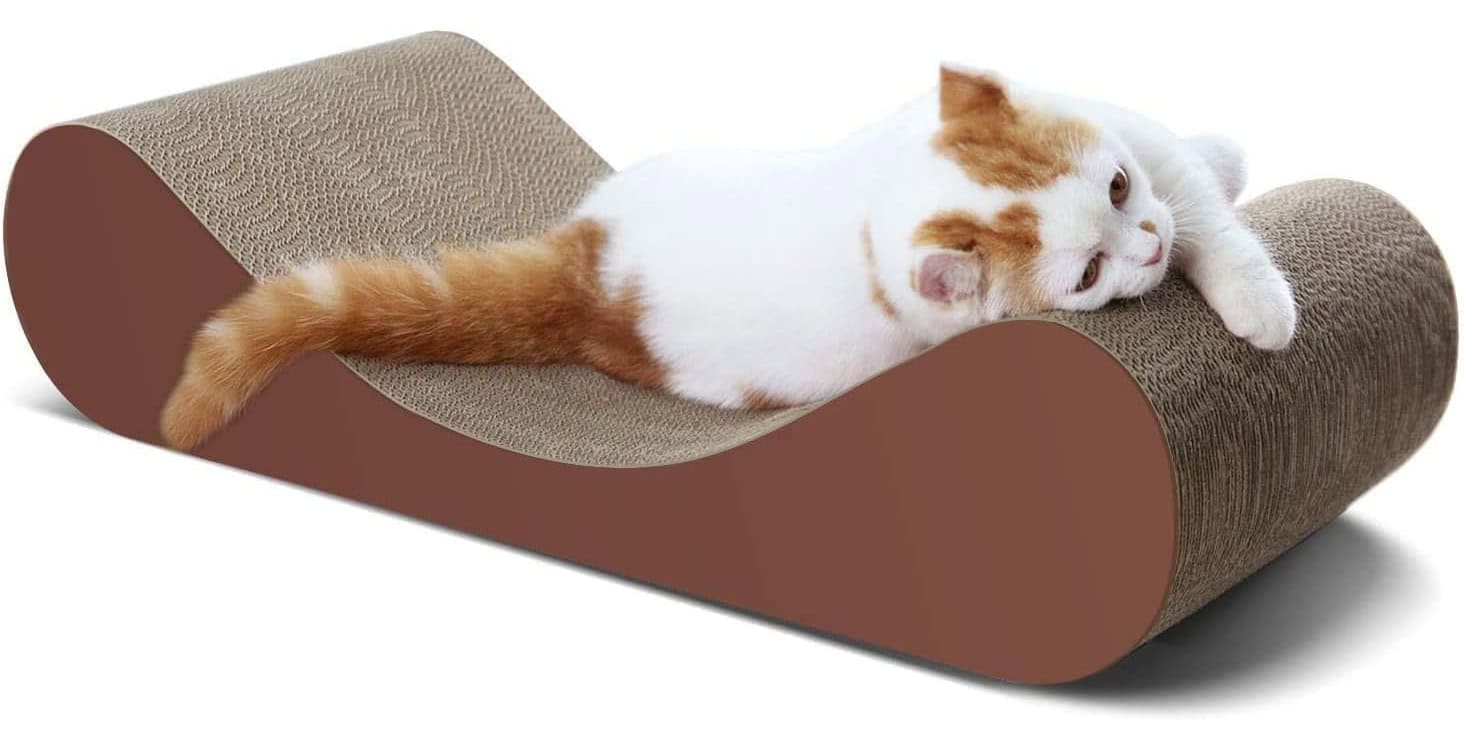 ScratchMe Cat Scratcher Cardboard Lounge Bed