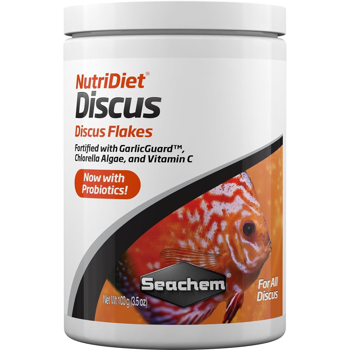 Seachem NutriDiet Discus Flakes Fortified Ornamental Fish Food Supplement