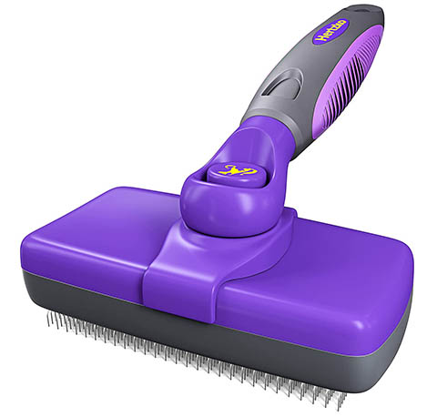 Self-Cleaning Slicker Brush