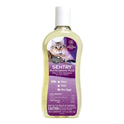 Sentry PurrScriptions Plus Flea & Tick Shampoo for Cats