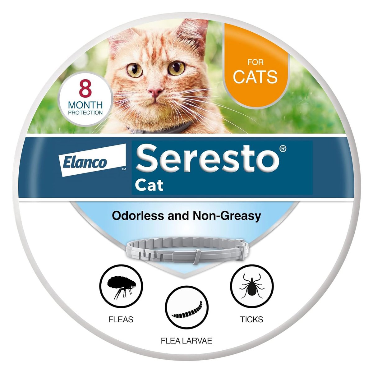 Seresto Cat Vet-Recommended Flea & Tick Treatment & Prevention Collar for Cats