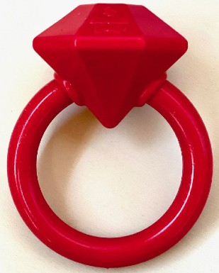 SodaPup Nylon Diamond Teething Ring