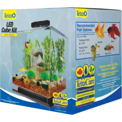 Tetra LED Cube Kit Fish Aquarium